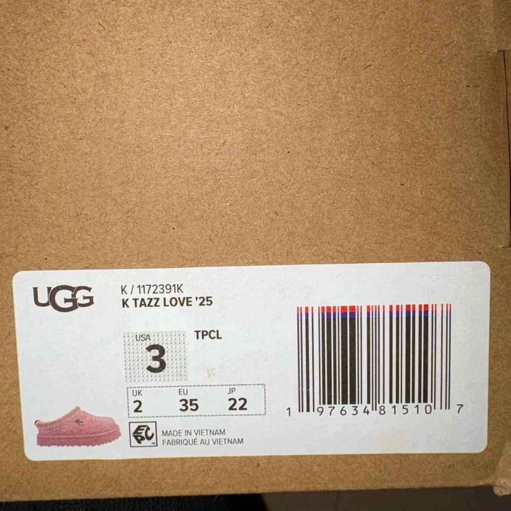 UGG Kids Pink Cozy Slippers - Picture 6 of 7